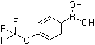 CAS # 139301-27-2, 4-Trifluoromethoxyphenylboronic acid, 4-(Trifluoromethoxy)benzeneboronic acid