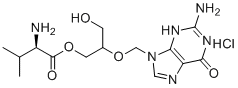 structure of CAS# 1393911-57-3, D-缬更昔洛韦盐酸盐