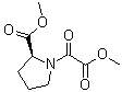 structure of CAS# 139419-63-9, (2S)-1-(1,2-二氧代-2-甲氧基乙基)-2-吡咯烷羧酸甲酯