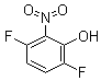 structure of CAS# 139548-97-3, 3,6-Difluoro-2-nitrophenol