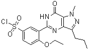 CAS 登录号：139756-22-2, 5-(5-氯磺酰基-2-乙氧基苯基)-1-甲基-3-丙基-1,6-二氢-7H-吡唑并[4,3-d]嘧啶-7-酮
