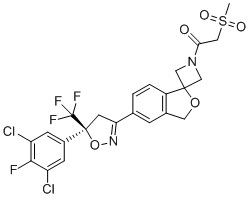 structure of CAS# 1398609-39-6, Sarolaner