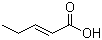 structure of CAS# 13991-37-2, trans-2-Pentenoic acid