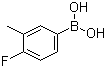 structure of CAS# 139911-27-6, 4-氟-3-甲基苯硼酸