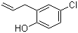 CAS 登录号：13997-73-4, 2-烯丙基-4-氯苯酚
