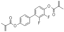 CAS # 1399984-11-2, 2-Methyl-2-propenoic acid 1,1'-(2,3-difluoro[1,1'-biphenyl]-4,4'-diyl) ester