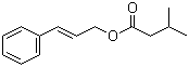 CAS # 140-27-2, trans-Cinnamyl isovalerate, 3-Methylbutanoic acid 3-phenyl-2-propenyl ester