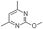 structure of CAS# 14001-61-7, 2-Methoxy-4,6-dimethylpyrimidine