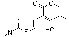 structure of CAS# 140128-28-5, (Z)-2-氨基-alpha-亚丙基-4-噻唑乙酸甲酯盐酸盐