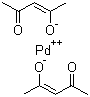 structure of CAS# 14024-61-4, 二(乙酰丙酮)钯(II)