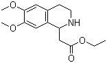 structure of CAS# 14028-68-3, Ethyl 6,7-dimethoxy-1,2,3,4-tetrahydroisoquinoline-1-acetate