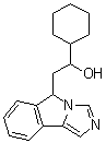 structure of CAS# 1402836-58-1, alpha-环己基-5H-咪唑并[5,1-a]异吲哚-5-乙醇