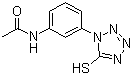structure of CAS# 14070-48-5, N-[3-(5-Mercapto-1H-1,2,3,4-tetraazol-1-yl)phenyl]acetamide