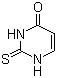 CAS # 141-90-2, 2-Thiouracil, 2-Mercapto-4-pyrimidone, 4-Hydroxy-2-mercaptopyrimidine, 2,3-Dihydro-2-thioxo-4(1H)-pyrimidinone