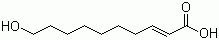 structure of CAS# 14113-05-4, (E)-10-Hydroxy-2-decenoic acid