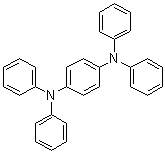 CAS # 14118-16-2, N,N,N'N'-Tetraphenyl-1,4-benzenediamine, 1,4-Bis(diphenylamino)benzene, 1-N,1-N,4-N,4-N-Tetraphenylbenzene-1,4-diamine, N,N,N',N'-Tetraphenyl-1,4-phenylenediamine