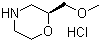 structure of CAS# 141196-38-5, (S)-2-(甲氧甲基)吗啉盐酸盐