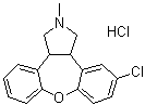 CAS # 1412458-61-7, Asenapine hydrochloride, (3aS,12bS)-5-Chloro-2,3,3a,12b-tetrahydro-2-methyl-1H-dibenz[2,3:6,7]oxepino[4,5-c]pyrrole hydrochloride (1:1)