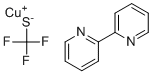structure of CAS# 1413732-47-4, Copper(1+) trifluoromethanethiolate - 2,2'-bipyridine (1:1:1)