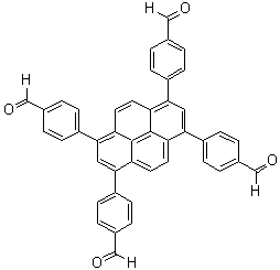 CAS # 1415238-25-3, 1,3,6,8-Tetrakis(4-formylphenyl)pyrene