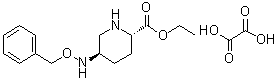 CAS # 1416134-48-9, (2S,5R)-5-[(Phenylmethoxy)amino]-2-piperidinecarboxylic acid ethyl ester ethanedioate