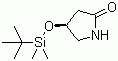 structure of CAS# 141629-19-8, (4S)-4-(叔丁基二甲基硅氧基)-2-吡咯烷酮