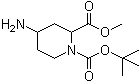 CAS 登录号：1416371-86-2, 4-氨基-1,2-哌啶二甲酸 1-叔丁基 2-甲基酯