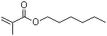 structure of CAS# 142-09-6, Hexyl methacrylate