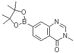 structure of CAS# 1421341-05-0, 3-甲基-7-(4,4,5,5-四甲基-1,3,2-二氧硼杂环戊烷-2-基)-4(3H)-喹唑啉酮