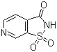 structure of CAS# 142141-07-9, Isothiazolo[5,4-c]pyridin-3(2H)-one 1,1-dioxide