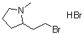 CAS # 1421601-96-8, 2-(2-Bromoethyl)-1-methyl-pyrrolidine hydrobromide (1:1)