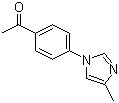 CAS 登录号：142161-53-3, 1-(4-(4-甲基-1H-咪唑-1-基)苯基)乙酮