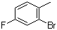 structure of CAS# 1422-53-3, 2-Bromo-4-fluorotoluene