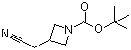 CAS # 142253-58-5, 3-(Cyanomethyl)-1-azetidinecarboxylic acid tert-butyl ester