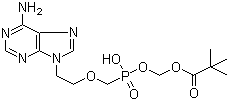structure of CAS# 142341-05-7, 阿德福韦单特戊酸甲酯
