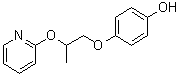 CAS 登录号：142346-93-8, 4-[2-(2-吡啶基氧基)丙氧基]苯酚