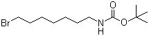 structure of CAS# 142356-34-1, tert-Butyl (7-bromoheptyl)carbamate