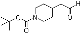 structure of CAS# 142374-19-4, 4-(2-氧代乙基)哌啶-1-羧酸叔丁酯