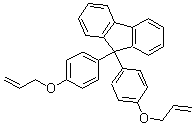 structure of CAS# 142494-81-3, 9,9-Bis(4-allyloxyphenyl)fluorene