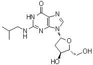 CAS # 142554-22-1, N2-Isobutyl-2'-deoxyguanosine, N2-Isobutyldeoxyguanosine