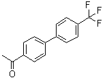 structure of CAS# 142557-76-4, 4-Acetyl-4'-trifluoromethylbiphenyl