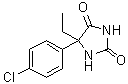 CAS # 14258-69-6 (6308-24-3), 5-(4-Chlorophenyl)-5-ethyl-2,4-imidazolidinedione, NSC 42004