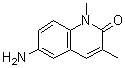 structure of CAS# 1425927-75-8, 6-Amino-1,3-dimethyl-1H-quinolin-2-one