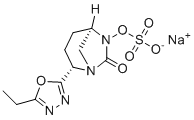 CAS # 1426572-44-2, Sodium (2S,5R)-2-(5-ethyl-1,3,4-oxadiazol-2-yl)-7-oxo-1,6-diazabicyclo[3.2.1]octan-6-yl sulfate