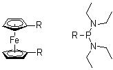 CAS # 142691-71-2, 1,1'-Bis[bis(diethylamino)phosphino]ferrocene