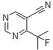 structure of CAS# 1427195-26-3, 4-(1-氟-1-甲基乙基)-5-嘧啶甲腈
