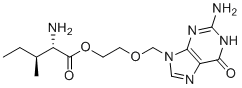 CAS # 142963-63-1, Acyclovir L-Isoleucinate, 2-[(2-amino-6-oxo-1H-purin-9-yl)methoxy]ethyl (2S,3S)-2-amino-3-methylpentanoate