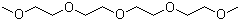CAS # 143-24-8, Tetraethylene glycol dimethyl ether, Bis[2-(2-methoxyethoxy)ethyl] ether, Dimethoxytetraglycol, Tetraglyme, 2,5,8,11,14-Pentaoxapentadecane