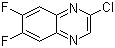 structure of CAS# 143007-15-2, 2-氯-6,7-二氟喹喔啉