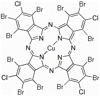 CAS 登录号：14302-13-7, 颜料绿 36, 酞菁绿 36, 颜料绿 38, 颜料绿 41